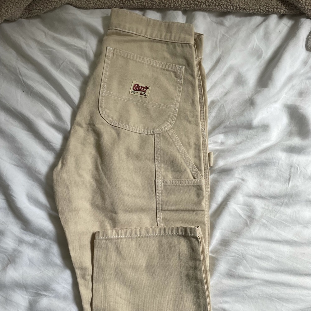 Cherry LA beige / cream painter pants worn twice